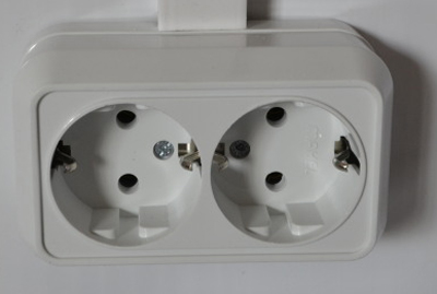 Монтаж розетки наружной (накладной) Розетка наружная